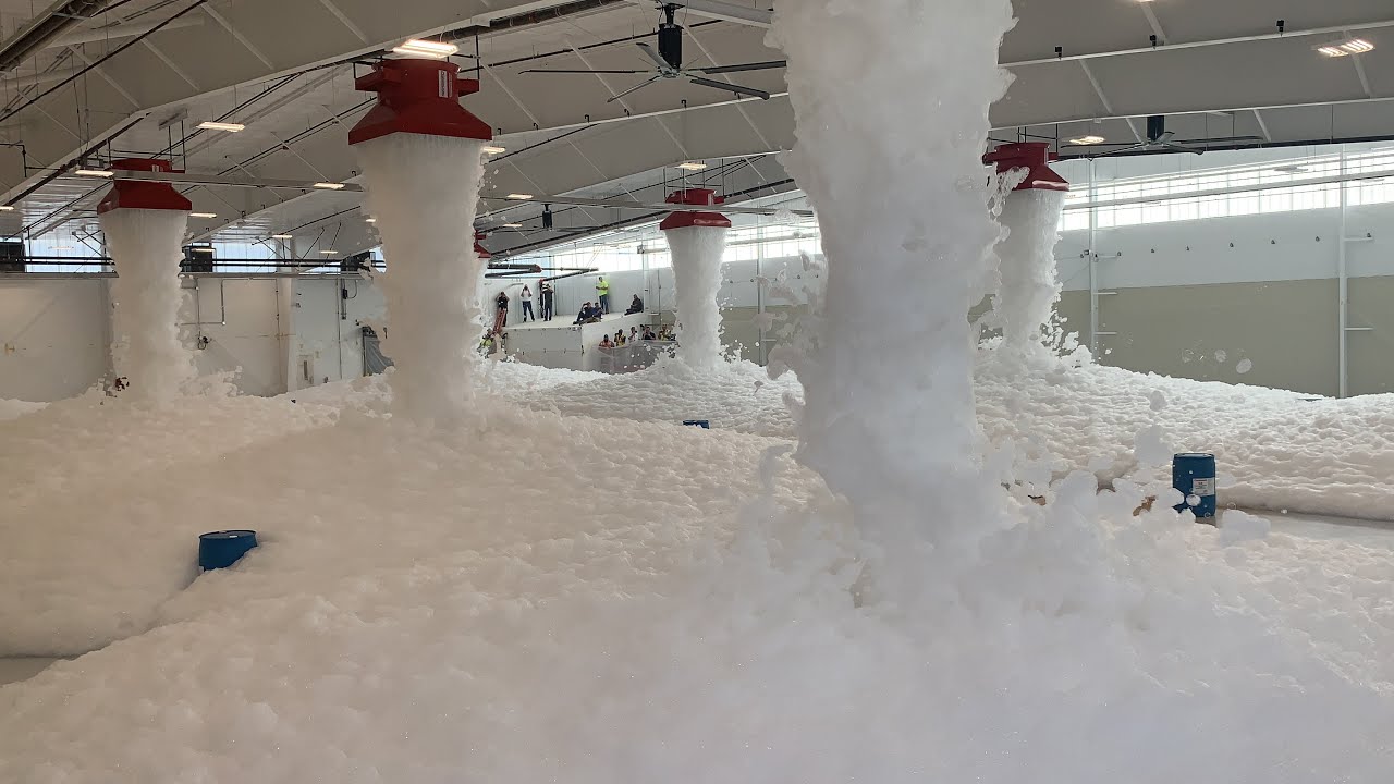 Fire Suppression Foam Test at John C. Tune Airport (JWN)