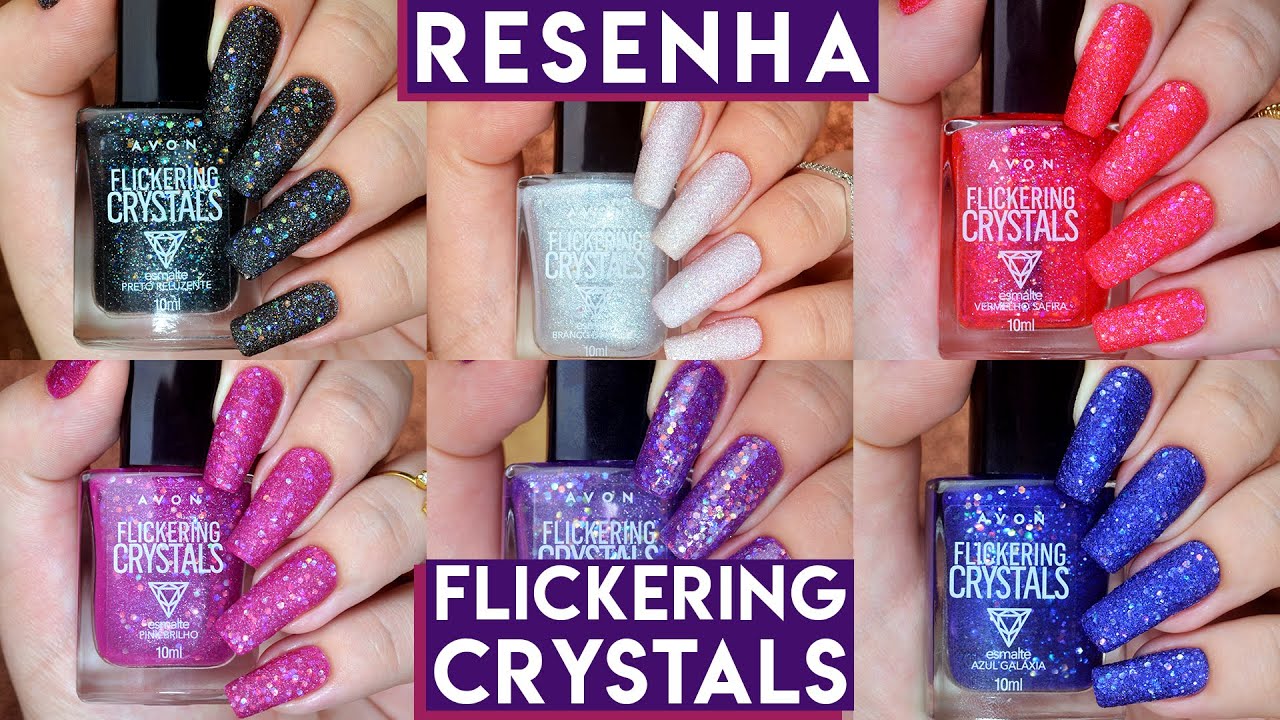Coleção FLICKERING CRYSTALS da AVON | Resenha + Decorações