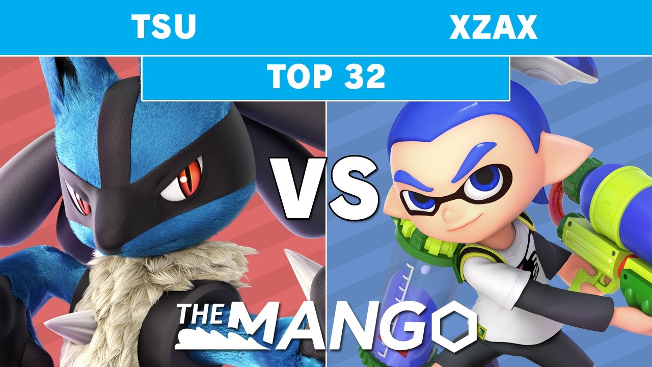 The Mang0 3 - Tsu (Lucario) vs Xzax (Inkling) Top 32 - Smash Ultimate