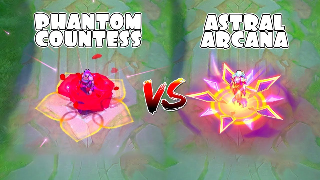 Carmilla Astral Arcana VS Phantom Countess Skin Comparison
