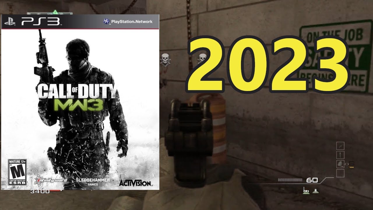 Playing Call of Duty MW3 in 2023 on Playstation 3