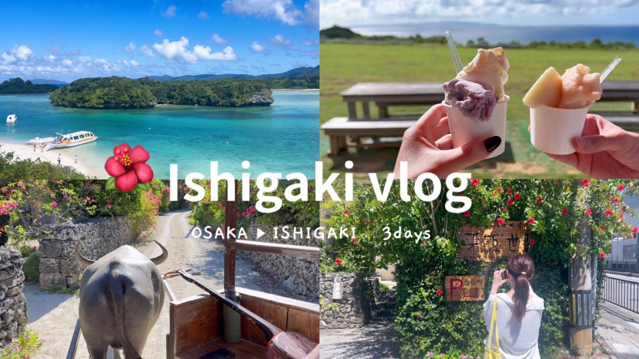 ［trip vlog］石垣島・竹富島🌺🤍 | たくさん食べて観光する2泊3日🍉