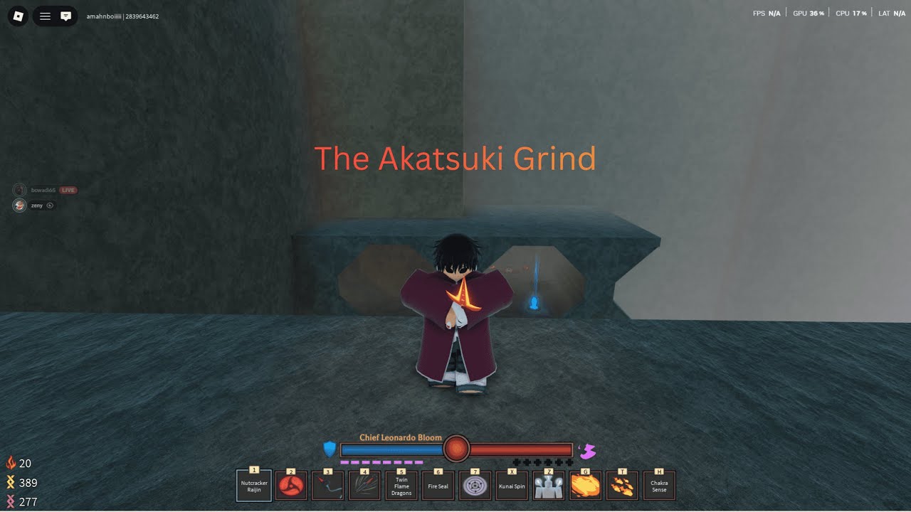 The Akatsuki Grind      I      Roblox Bloodlines