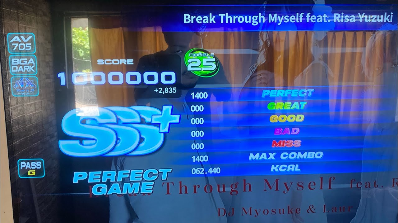 Break Through Myself D25 1,000,000 Perfect Game! (World 1st)