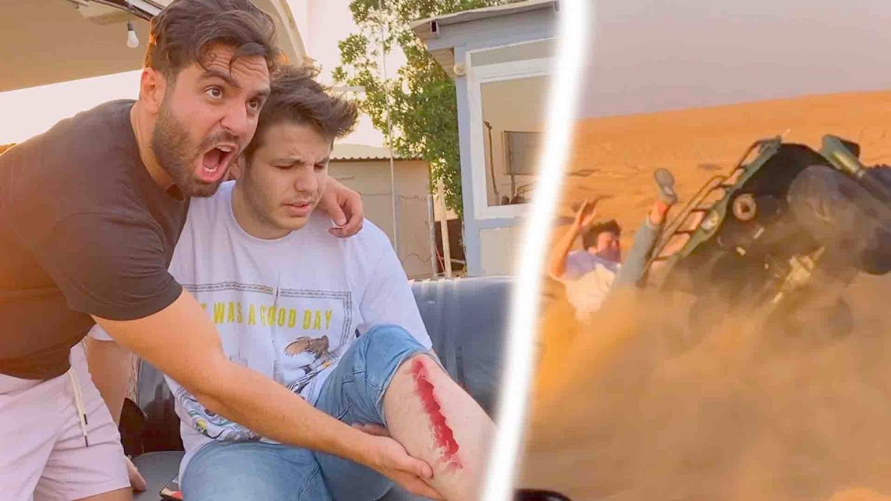 عمل حادث بسببي !! انقلب الدباب 😱