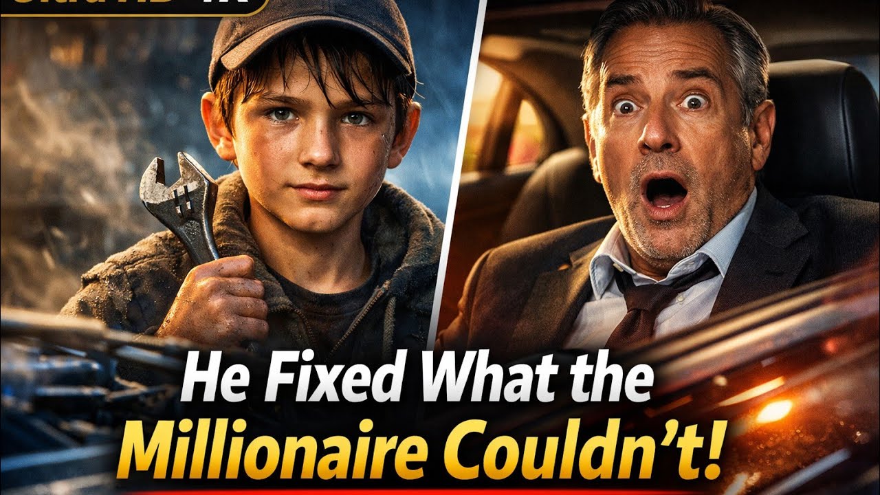 A Boy Claimed He Could Fix the Problem — The Millionaire Laughed Until Fate Proved Him Wrong