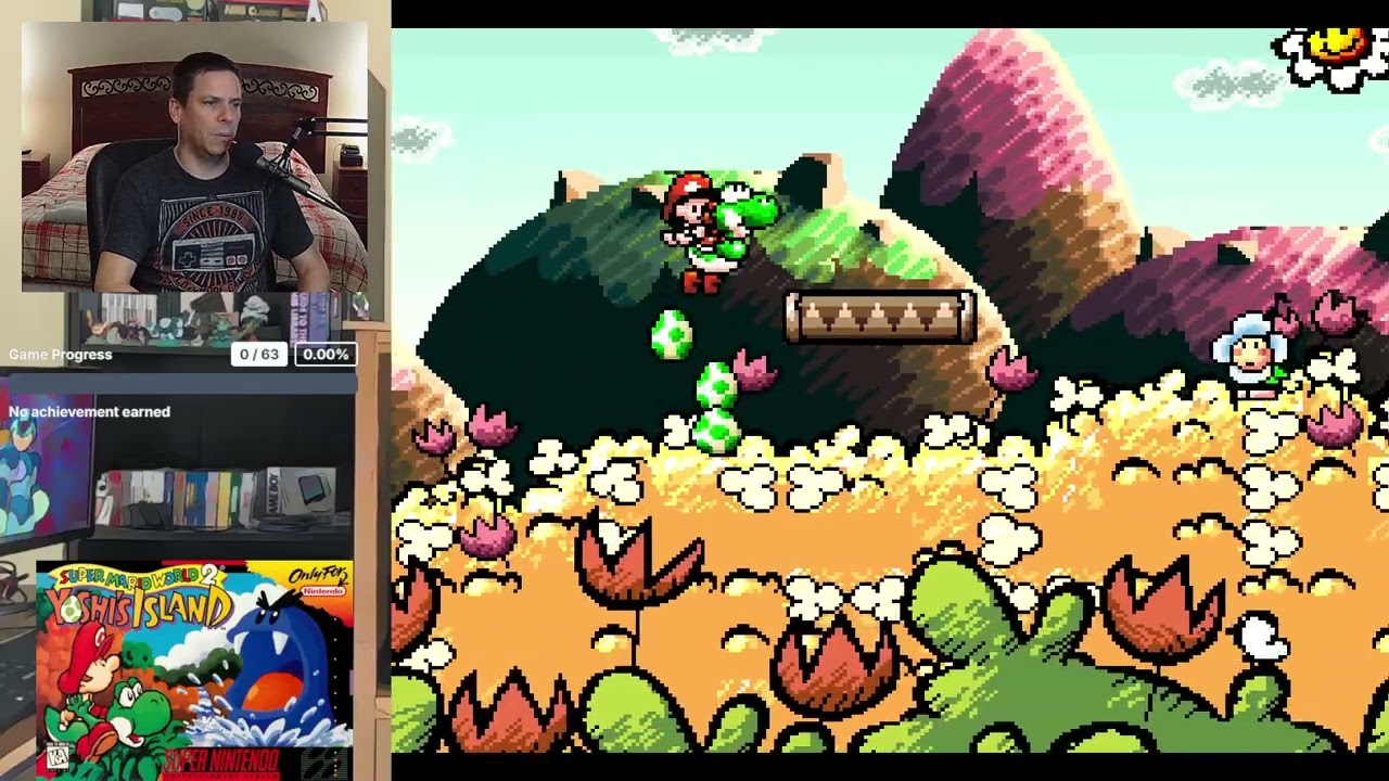 SMW 2: Yoshi's Island (SNES) | Yoshi's childcare service - Part 1