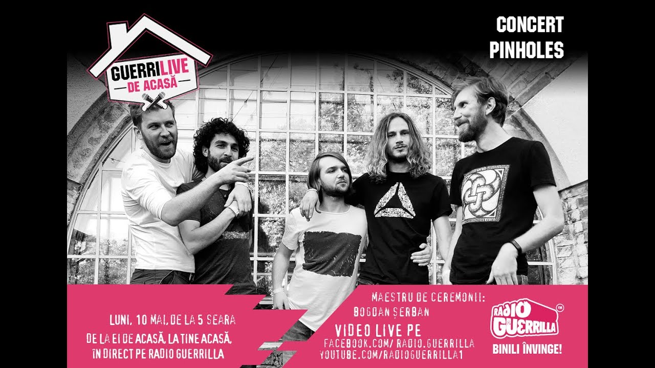 Pinholes live în #GuerriliveDeAcasă