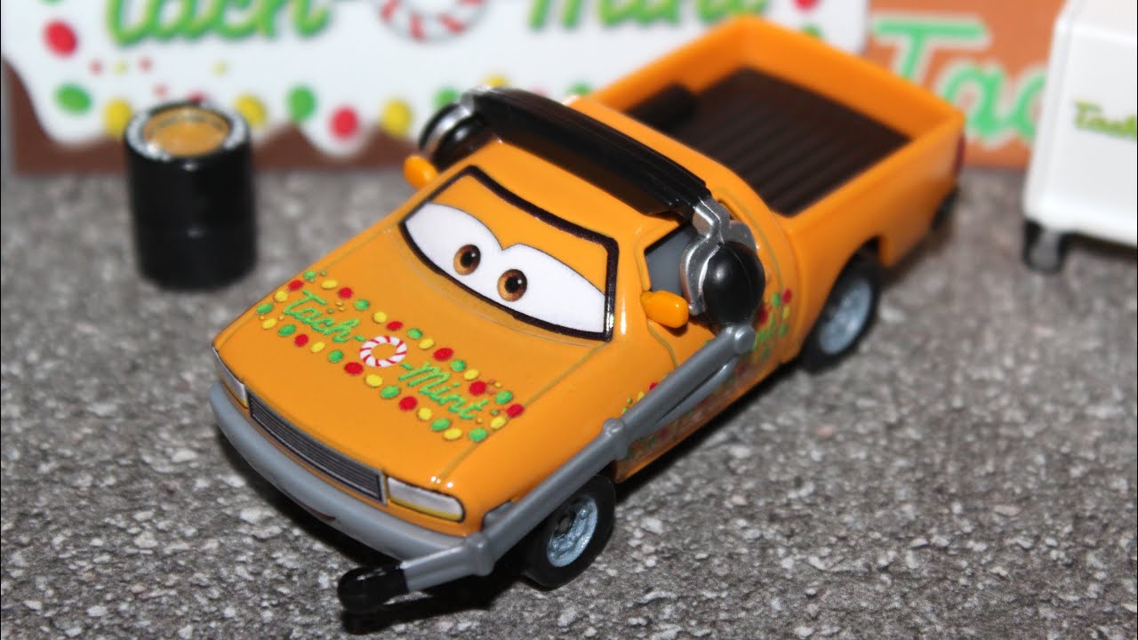 Mattel Disney Cars Mandy Freunderbender (Tach-O-Mint Crew Chief) Piston Cup Racing Team 2024