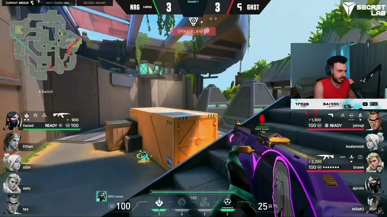 NRG hazed INSANE 1v2 CLUTCH against GHST