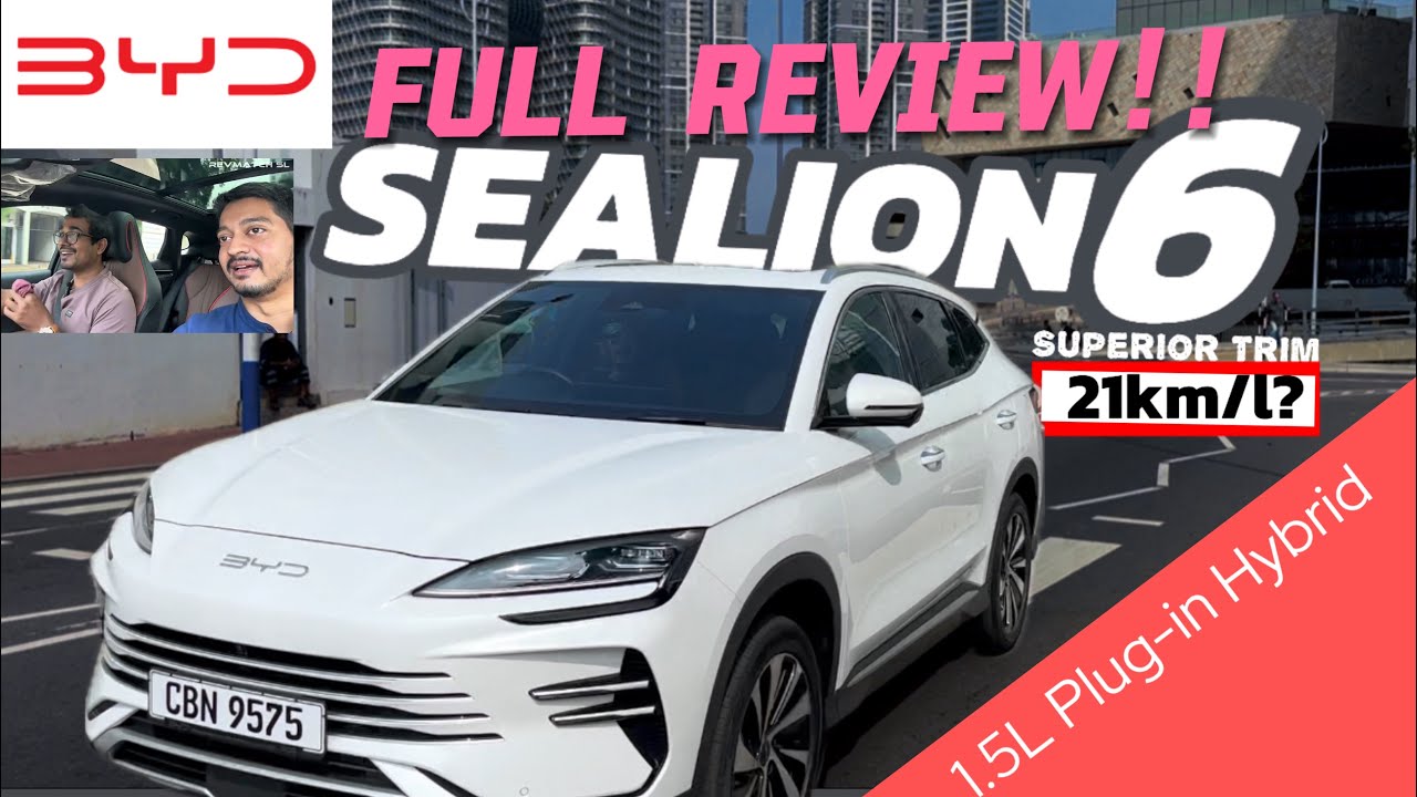 BYD Sealion 6 2025 1.5L Plug-in Hybrid с запасом хода более 1000 км! 😍🔥Превосходная комплектация ...