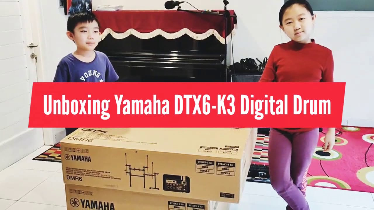 Unboxing Yamaha DTX6-K3 Digital Drum