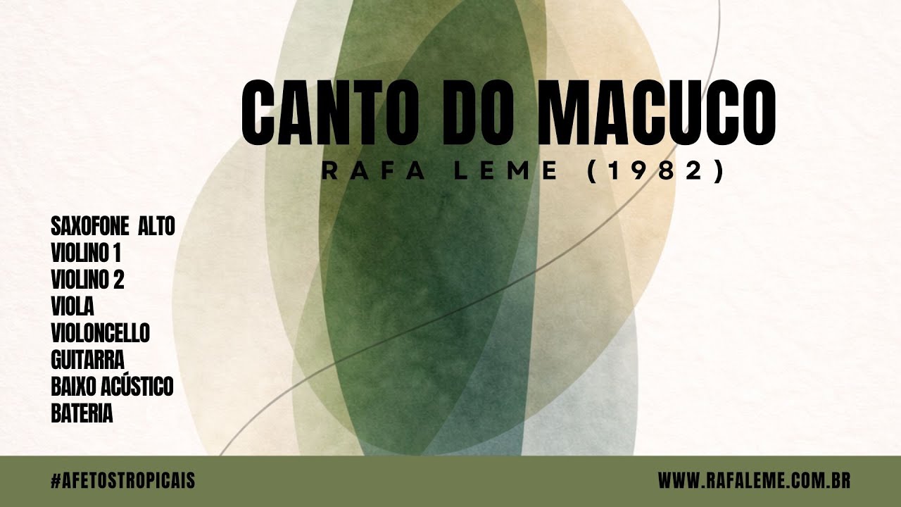 Canto do Macuco - Arrangement