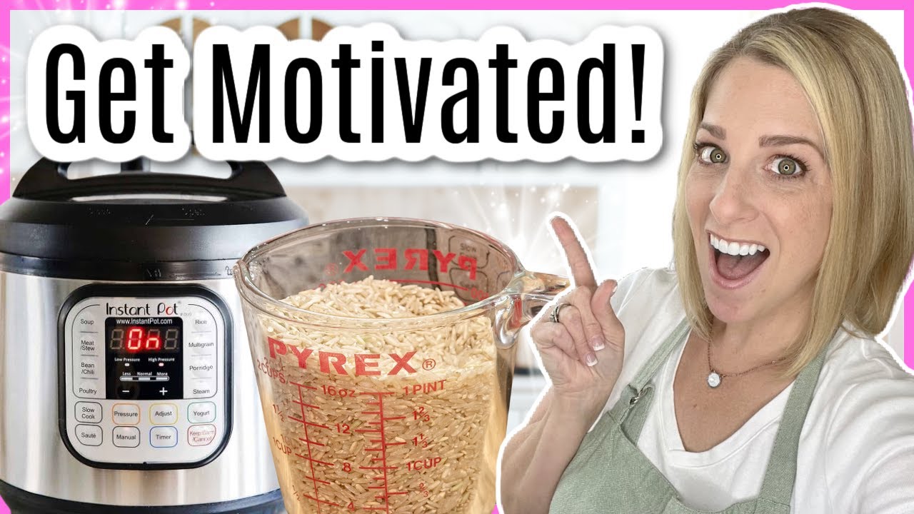 How To Cook Rice In The Instant Pot- Mom Motivation