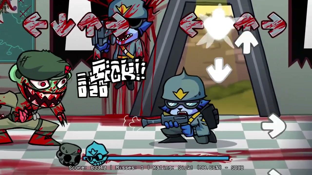 Friday Night Funkin': VS. Flippy: Flipped Out! V1 - Meltdown | (SDCB) [Hard]