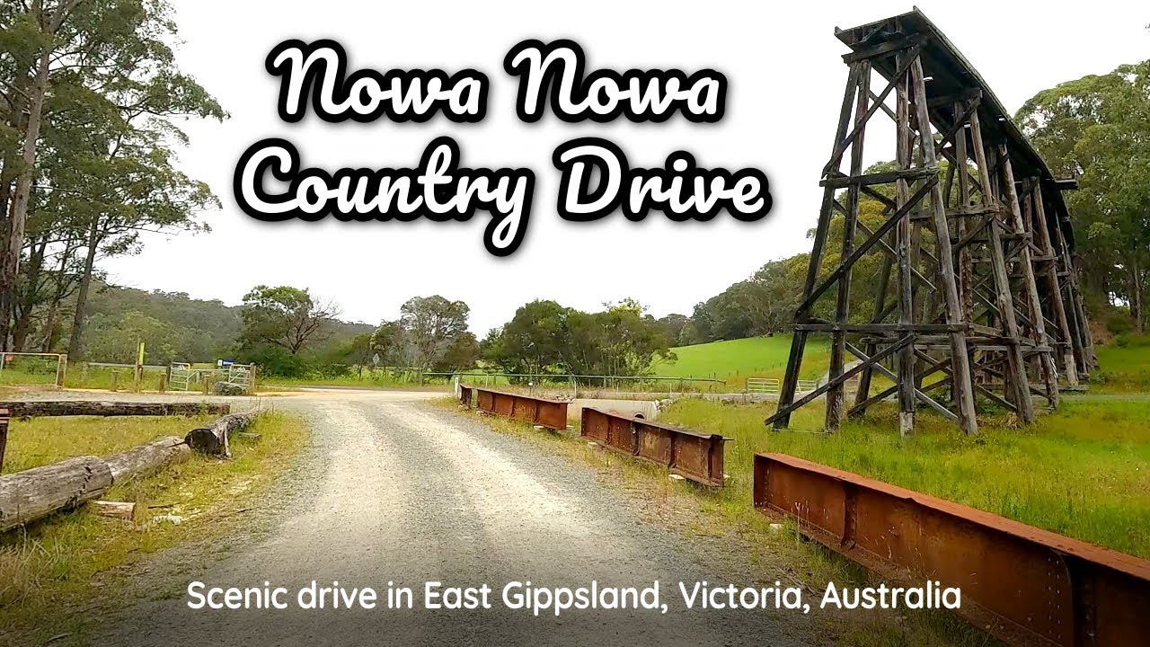 East Gippsland Scenic Country Drive, near Nowa Nowa, in Victoria, Australia