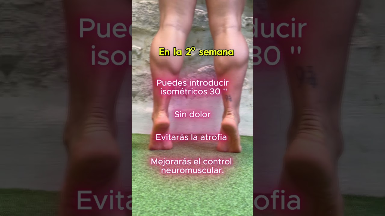 💢Consejos para recuperar una rotura de gemelo en la 2&deg; y 3&deg; semana.