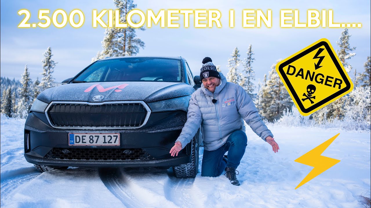 VI PRØVER AT KØRE TIL NORDKAPP I EN ELBIL