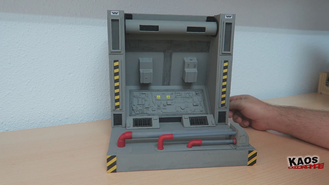 Tutorial Diorama 26. Nave Alien. Neca.