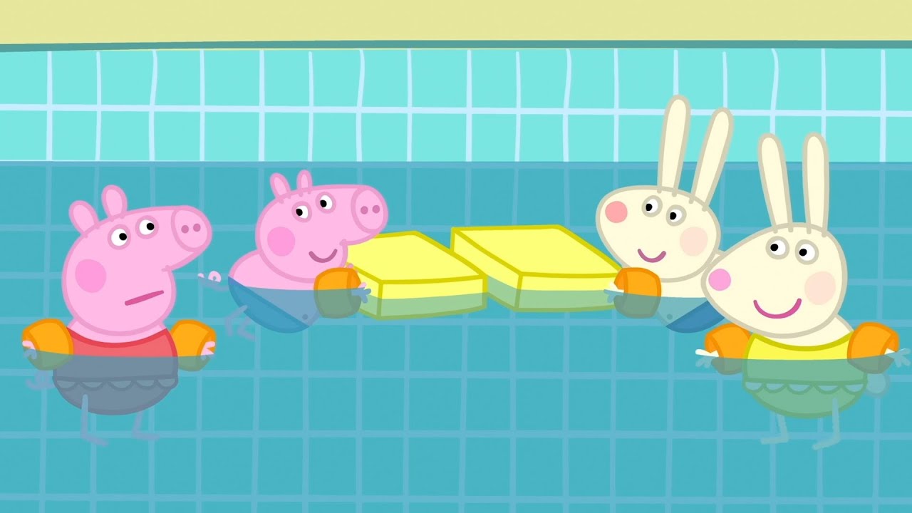 小豬佩奇 🏊 | 游泳 | 小豬佩奇完整劇集