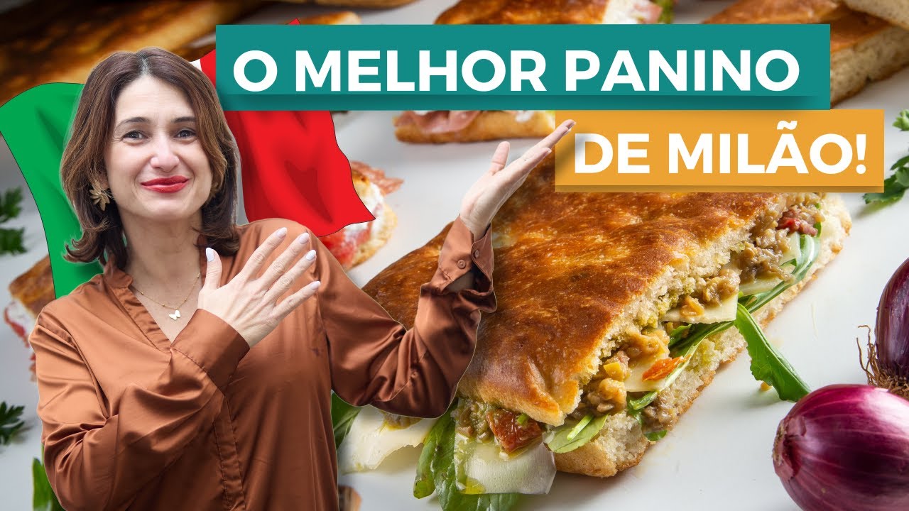 OBRIGATÓRIO! O ÚNICO PANINO DE MILÃO QUE VALE CADA CENTAVO! (PROIBIDO NÃO COMER!)