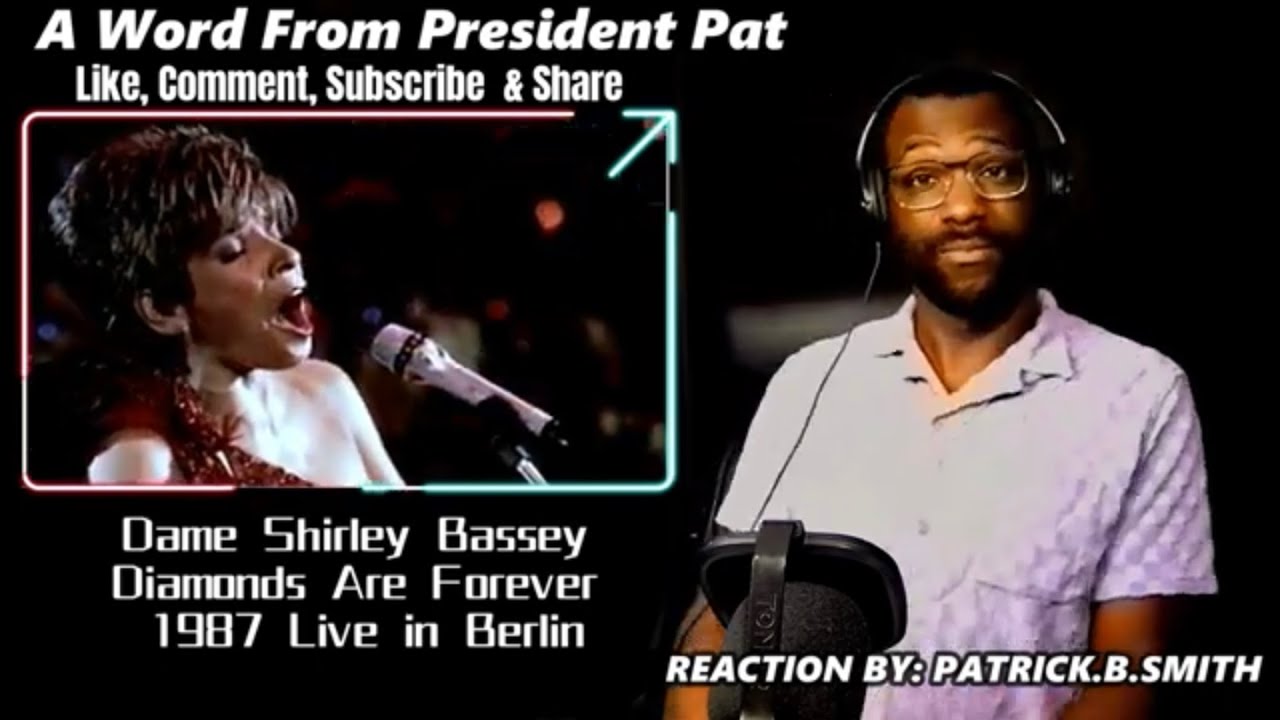 Dame Shirley Bassey - Diamonds Are Forever - 1987 Live Berlin-  REACTION VIDEO