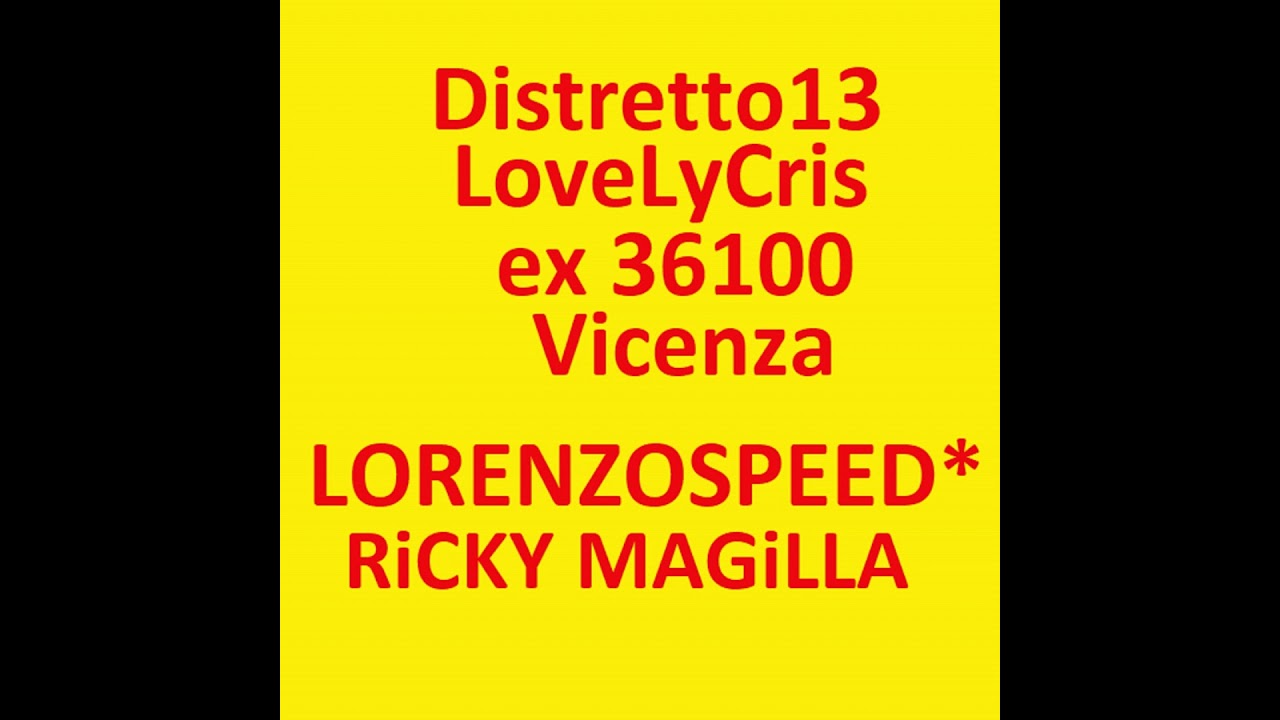 LORENZOSPEED* & RiCKY MAGiLLA + Miss Hyde @ Distretto 13, Vicenza, Sabato 10/5/2008 #LORENZOSPEED #L