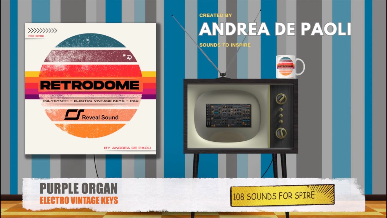 RETRODOME / Reveal Sound Spire Vintage - Electro - Synth / Sound Bank