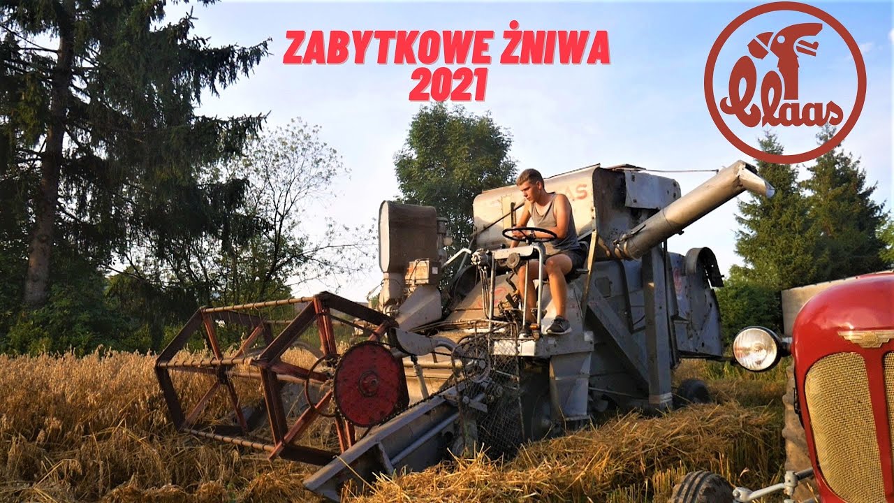 Zabytkowe żniwa 2021 Claas Columbus Ursus C-328