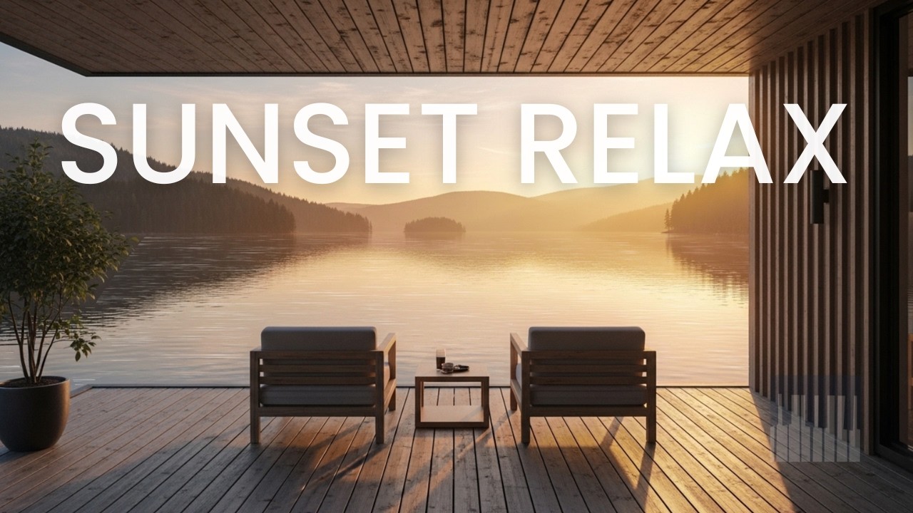 Relax Your Mind 🌿 Stress Relief, Calm Mind, Deep Relaxation Peaceful Lake Sunset Ambience (45 MIN)