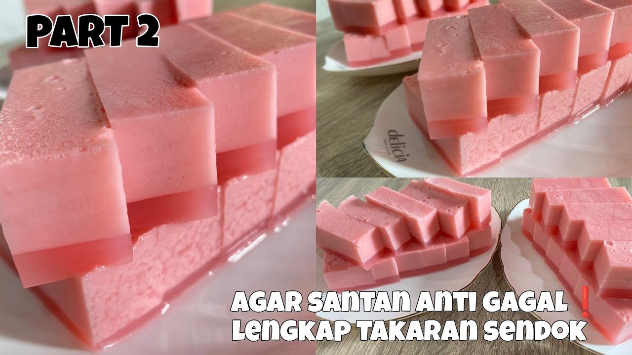 RESEP AGAR AGAR SANTAN MUDAH & SIMPLE BANGET ❗PART 2