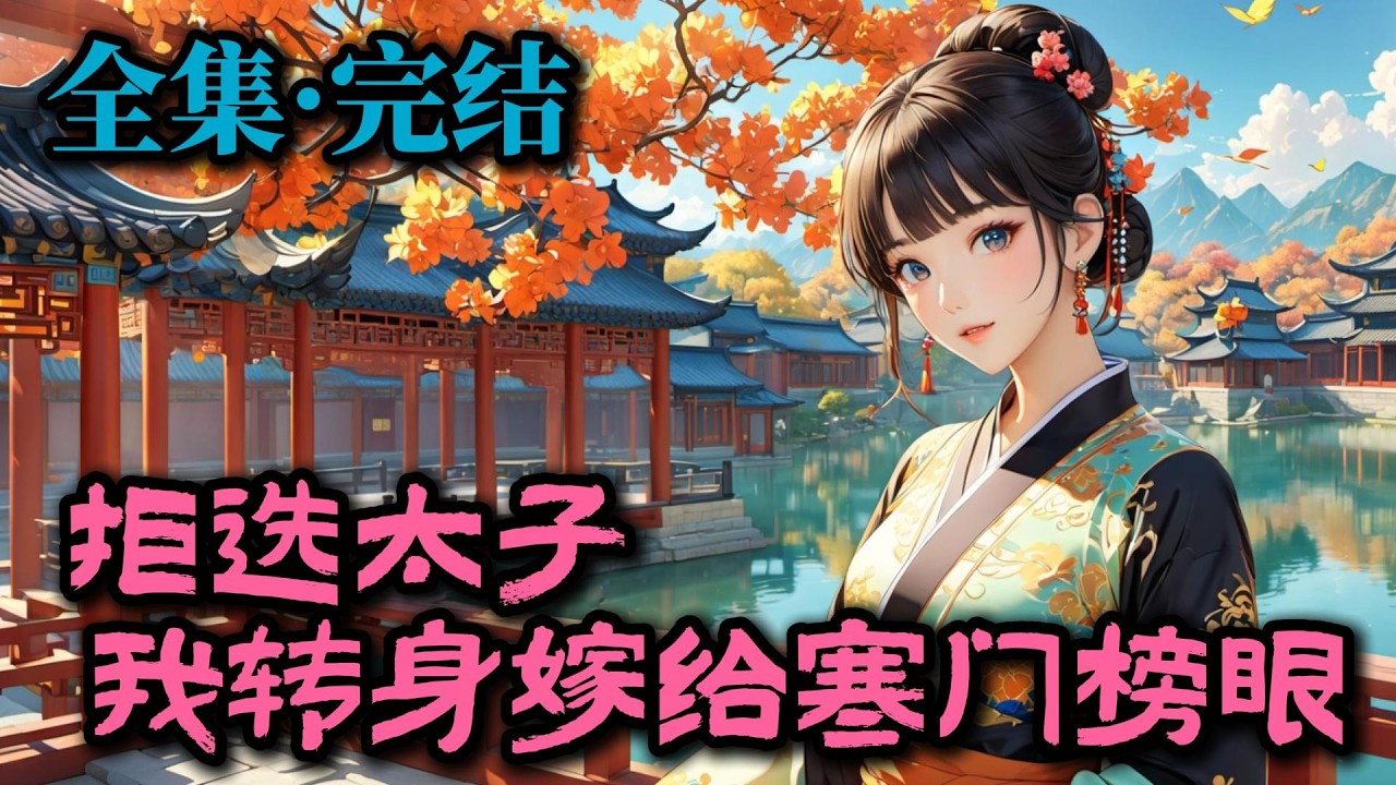 【全集完结】《拒选太子，我转身嫁给寒门榜眼！》：前世为他拒当太子妃，却惨遭背叛。重活一世，当他唯恐被我选中而躲闪时，我直接改选寒门榜眼，活成他高攀不起的噩梦！