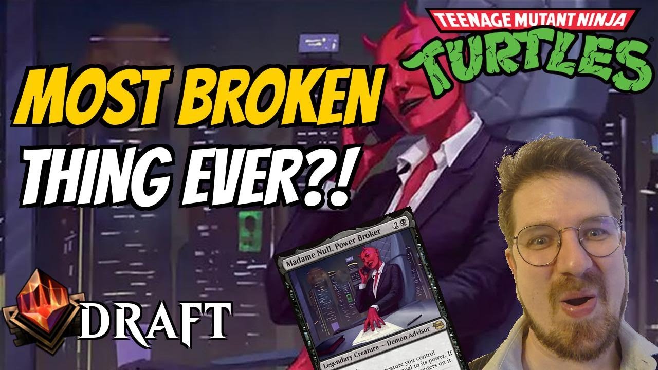 Most Broken Thing Ever?! | Ninja Turtles Draft | TMT Early Access | MTG Arena