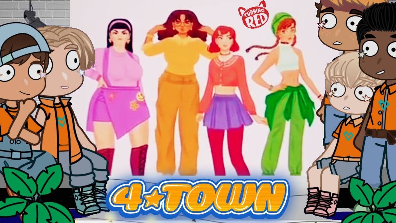 4☆Town reacts to Grownups Meimei & friends tiktok Part 2 | Turning Red