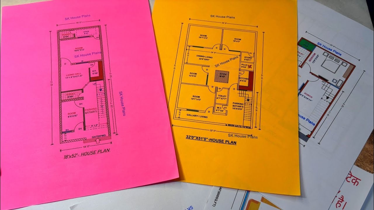 Smart Planning ke Saath 18x52 & 32x51 and more House Designs | SK HOUSE PLANS | 4 August 2025