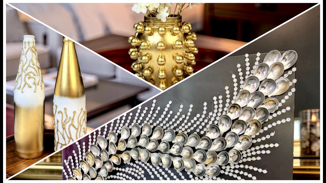 Dollar Tree & Waste Items Turned Into Luxury Decor | DECOR  PIXIES
