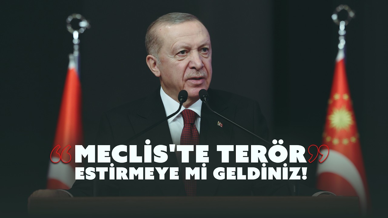 Cumhurbaşkanı Erdoğan: Mecliste terör estirmeye mi geldiniz!