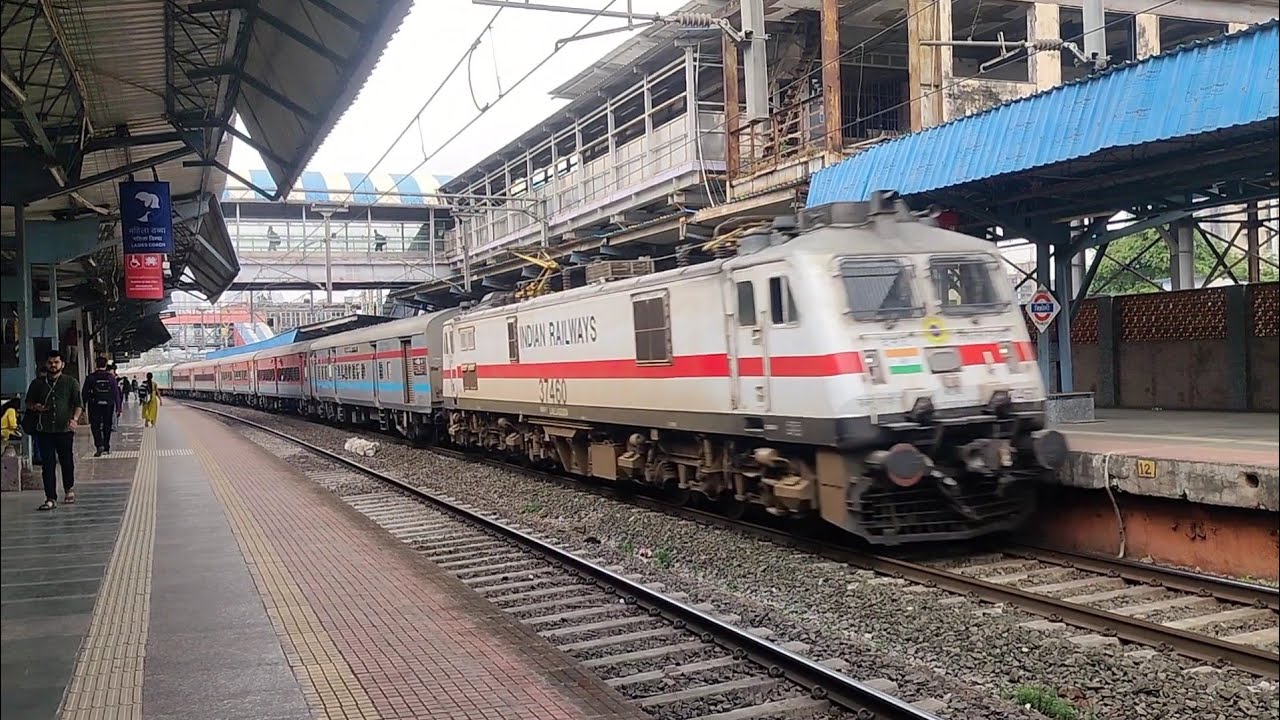 CENTRAL RAILWAYS TRAINS IN ACTION🔥AT VIKHROLI| VANDE BHARAT, HYDERBAD MUMBAI EXPRESS AND MORE!