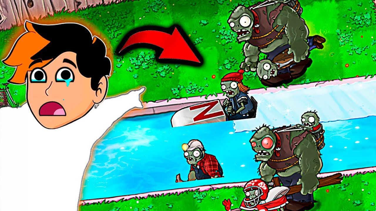 PvZ PERO... TODOS los ZOMBIES SON ALEATORIOS 🤯