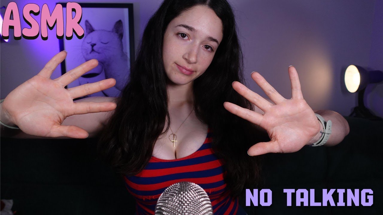 ASMR Fast & Slow Hand Sounds (Snapping, Clapping, Rubbing, Snapping... (No talking)