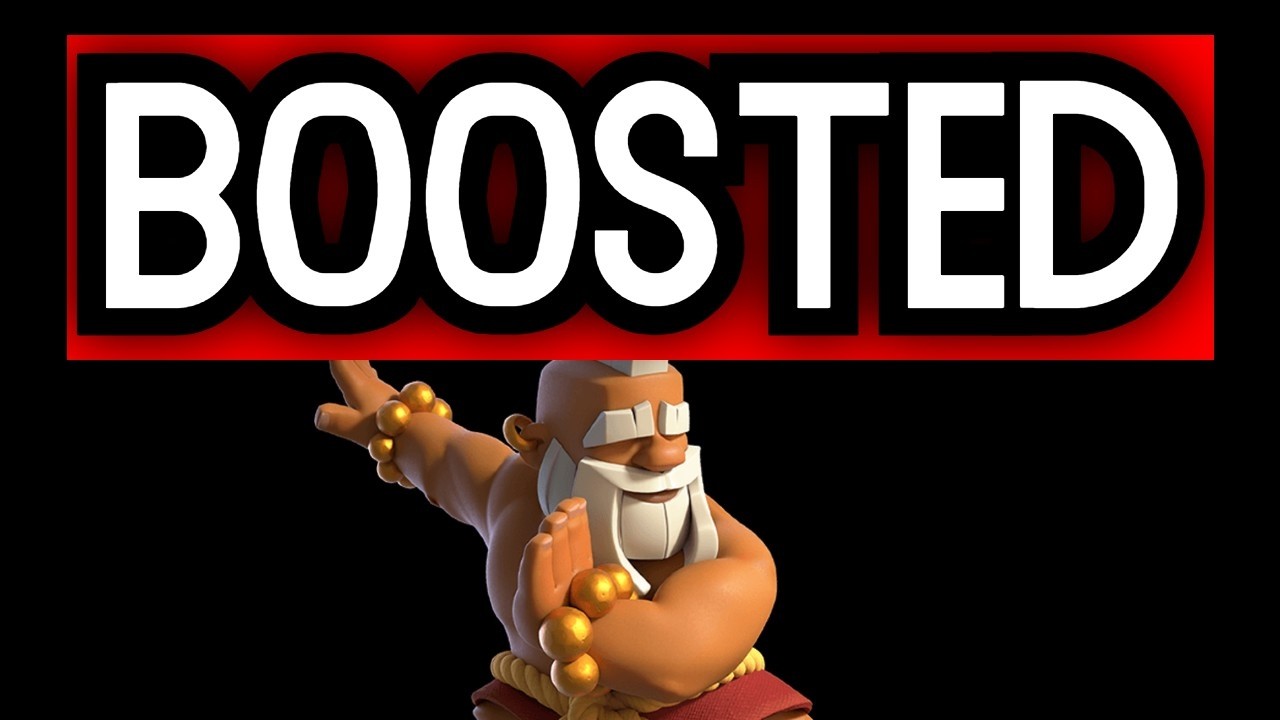 The Most Boosted Monk Deck In Clash Royale