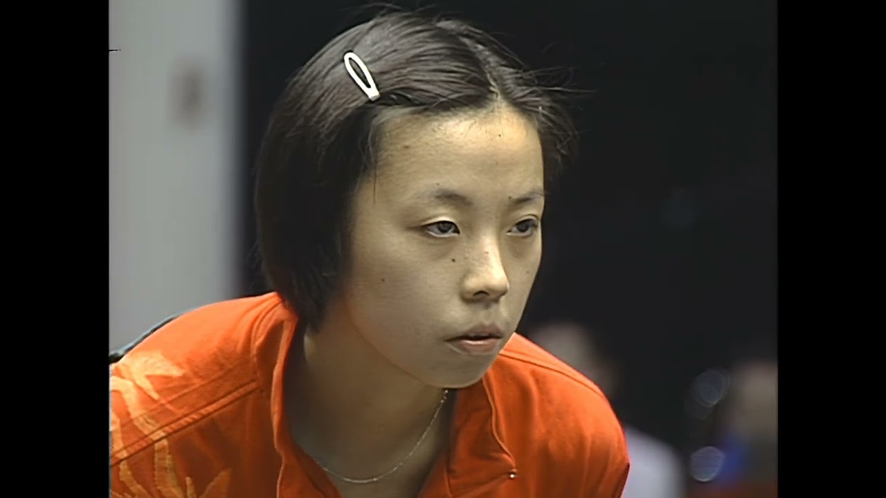 Women's Singles Final at the 2002 US Open: Zhang Yining (CHN) v.  Lau Sui Fei (HKG)