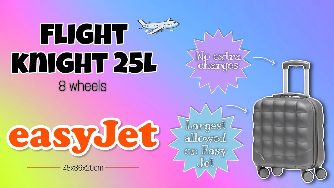 Flight Knight 8 wheels 25L FREE with EasyJet