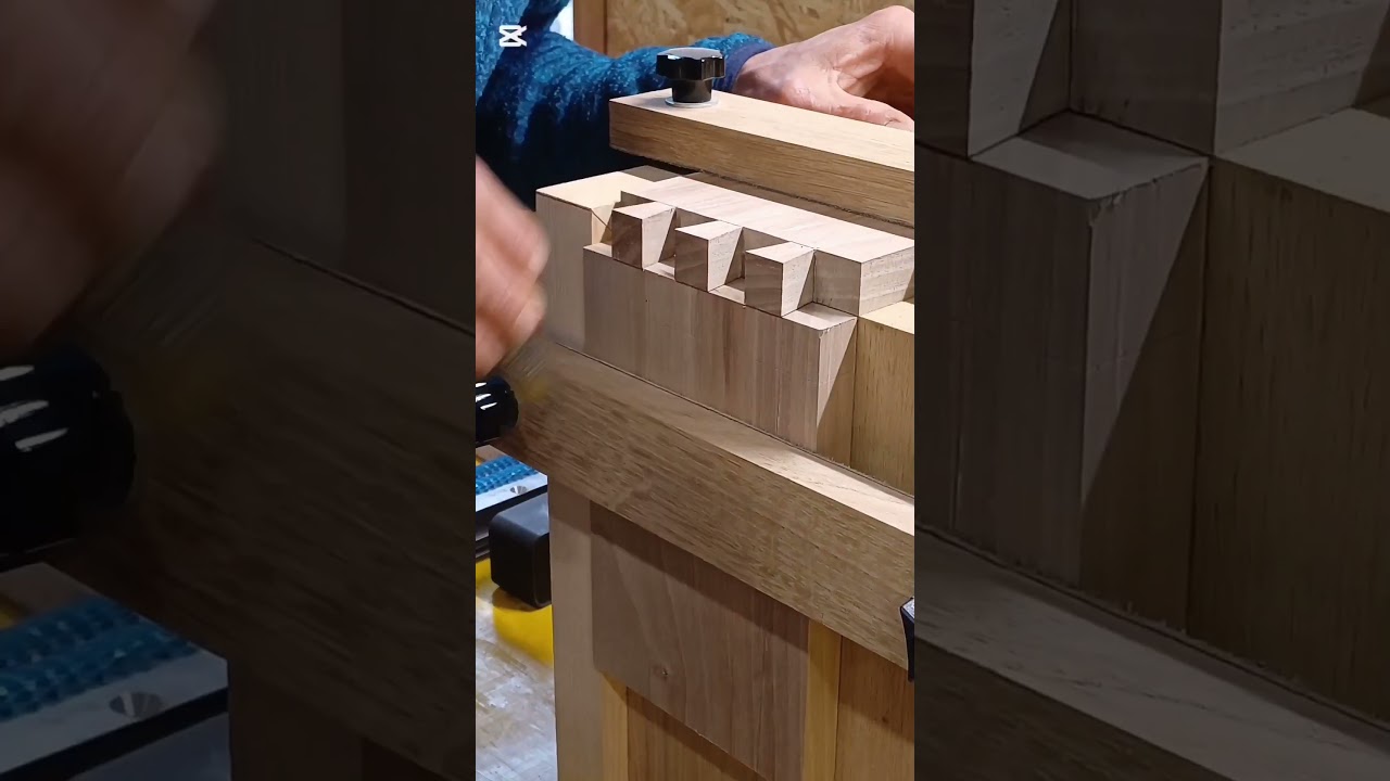 Attrezzi giusti, code di rondine perfette. #woodworking #falegnameria #wood #diy #tools #legno