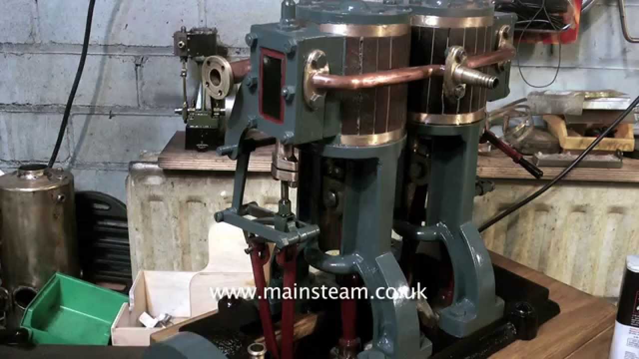 PART #1 - REBUILDING A LARGE OLD TWIN CYLINDER MODEL STEAM ENGINE