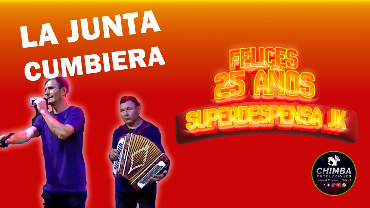 La Junta Cumbiera  en los 25 a&ntilde;os de JK 13 12 25