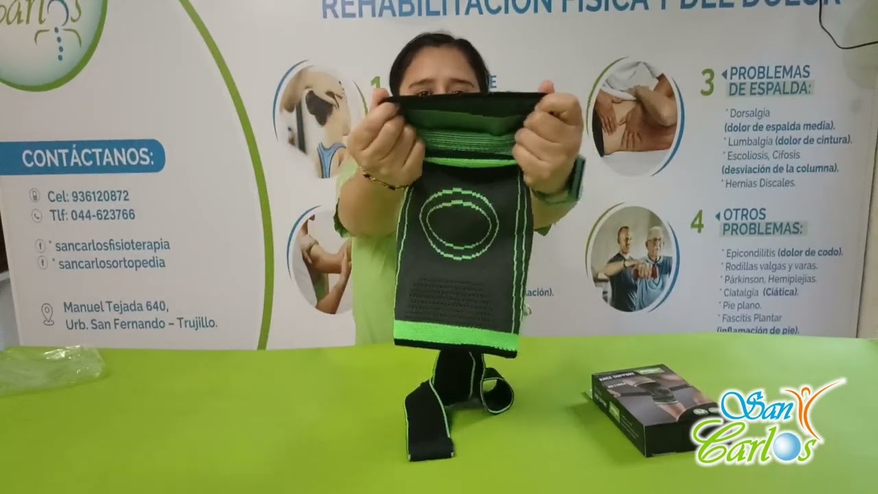 RODILLERA DEPORTIVA CON DOBLE ELÁSTICO AJUSTABLE