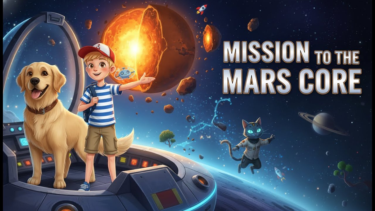 MISSION TO THE MARS CORE - 3D Space Adventure for Kids & Families