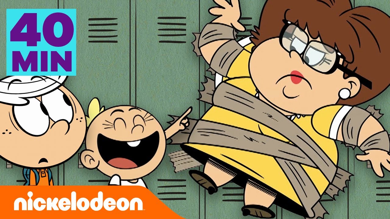 Loud House | 45 minuten de grappigste schoolmomenten! | Nickelodeon Nederlands