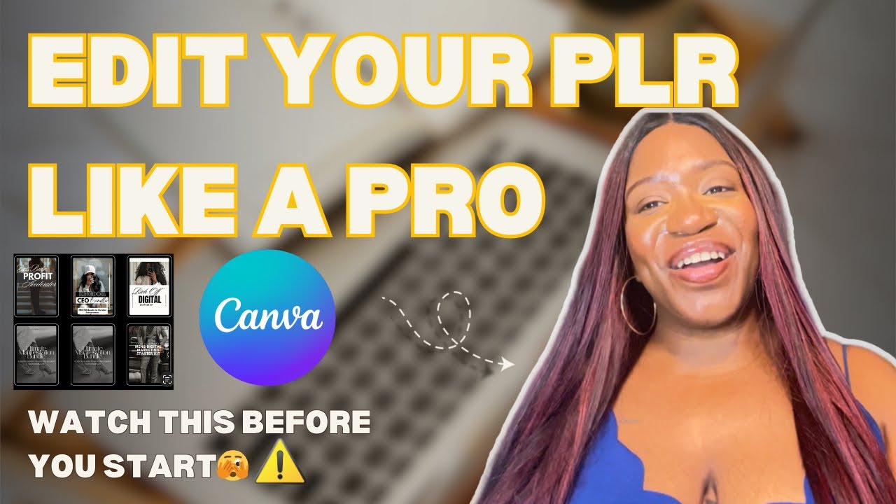 How to Edit PLR eBooks/ Templates using Canva (FREE & EASY!)